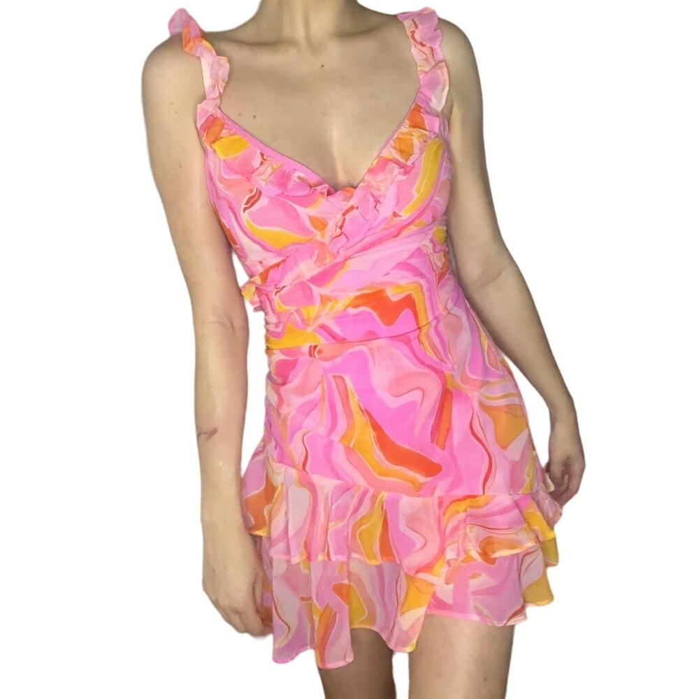 Seven Wonders RUNAWAY GWEN MINI DRESS PINK Size 2